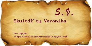 Skultéty Veronika névjegykártya